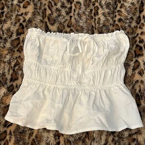 Forever 21 White Crop Top